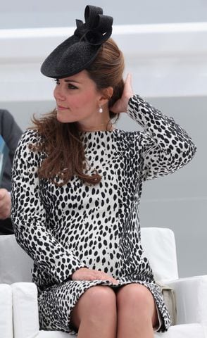 Kate Middleton attends a Princess Cruises ship naming ceremony