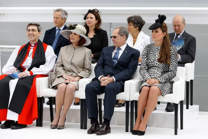 Kate Middleton attends a Princess Cruises ship naming ceremony