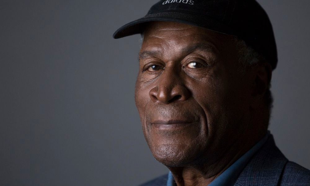 FILE - John Amos poses for a portrait on May 11, 2016, in New York. (Photo by Amy Sussman/Invision/AP, File)