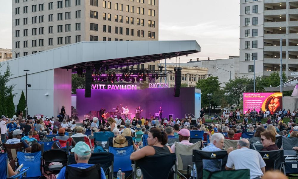 Levitt Pavilion in downtown Dayton will host the Dayton Summerfest concert on Saturday, Sept. 21. TOM GILLIAM / CONTRIBUTING PHOTOGRAPHER