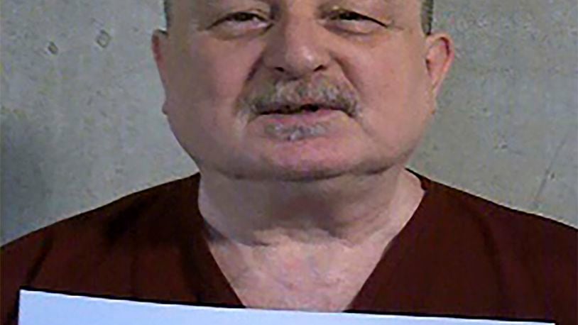 FILE - This photo provided by the Oklahoma Department of Corrections shows Richard Rojem, a death row inmate housed at the Oklahoma State Penitentiary in McAlester, Okla., Feb. 11, 2023. Oklahoma's Pardon and Parole Board is denying clemency for Rojem, convicted of raping and killing a 7-year-old girl in 1984. Monday's 5-0 decision paves the way for 66-year-old Richard Rojem to be executed by lethal injection on June 27, 2024. (Oklahoma Department of Corrections via AP, File)