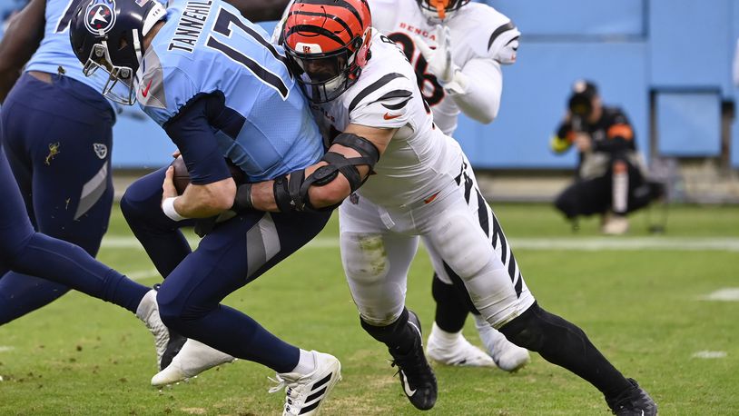 Bengals to play without another offensive lineman on Sunday 
