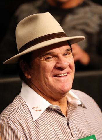 Legendary baseball player Pete Rose