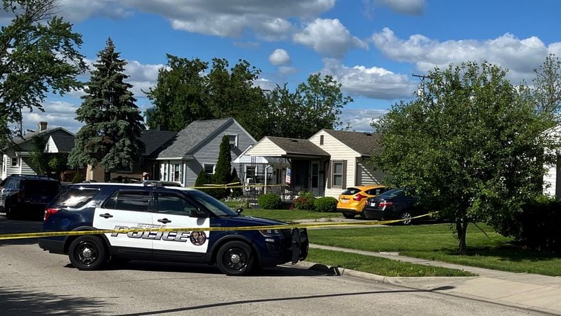 Kettering police are investigating a deadly shooting Friday, May 10, 2024, following a report that a son shot his father at a house in the 2700 block of Haig Avenue. JEN BALDUF/STAFF