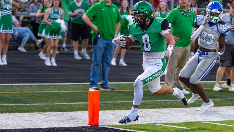 Brady Lupton scored a late touchdown Friday night as Northmont won its first game of the season. DDN FILE PHOTO