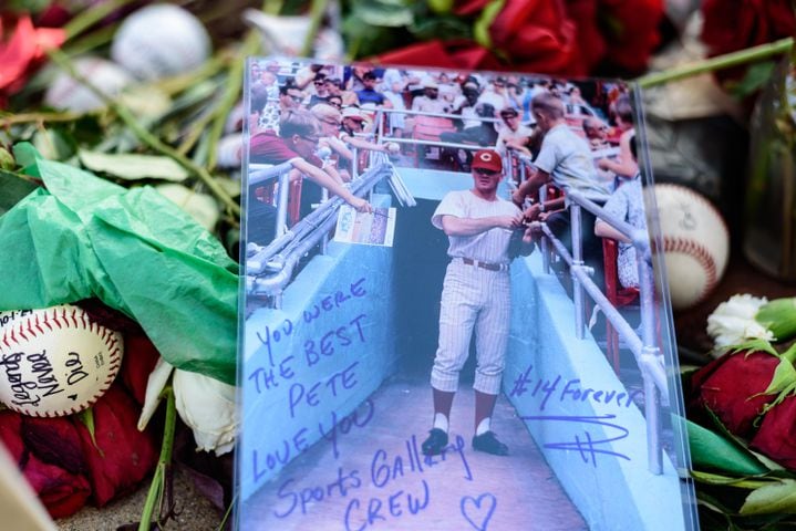 PHOTOS: Pete Rose Memorial at Great American Ball Park in Cincinnati