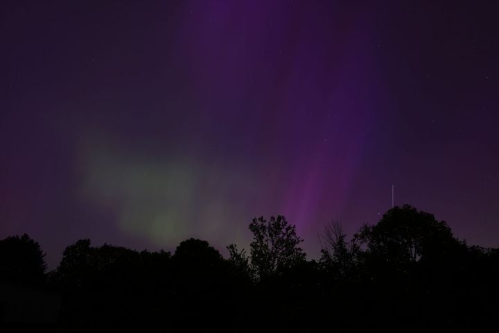 Northern lights seen from Madison Twp., Butler County