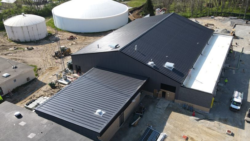 An aerial shot of the Greene County Northwest Regional Water Treatment Plant. CONTRIBUTED