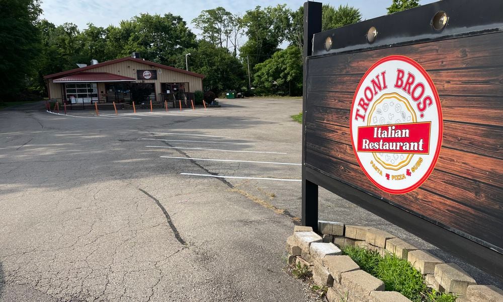 Troni Brothers Italian Restaurant is open at 417 W. Second St. in Xenia. NATALIE JONES/STAFF