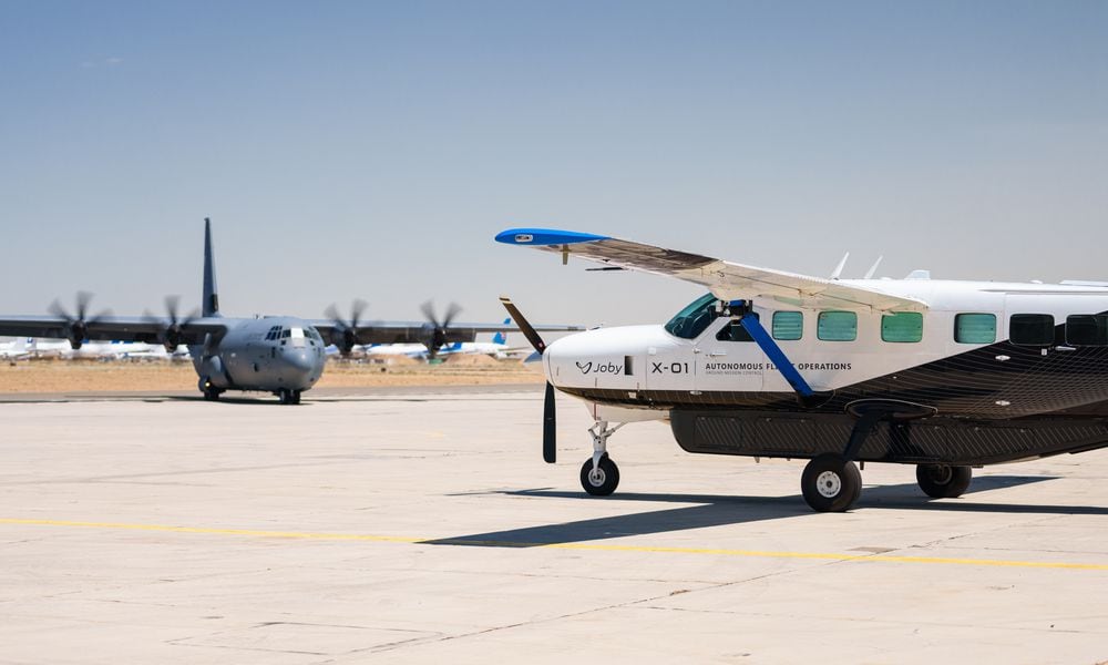 Joby demonstrated autonomous airborne logistics operations during the Air Forces Agile Flag 24-3 exercise using a Cessna 208B Grand Caravan equipped with a suite of technologies developed by Xwings autonomy team, acquired by Joby in June of this year. Joby Aviation Photo