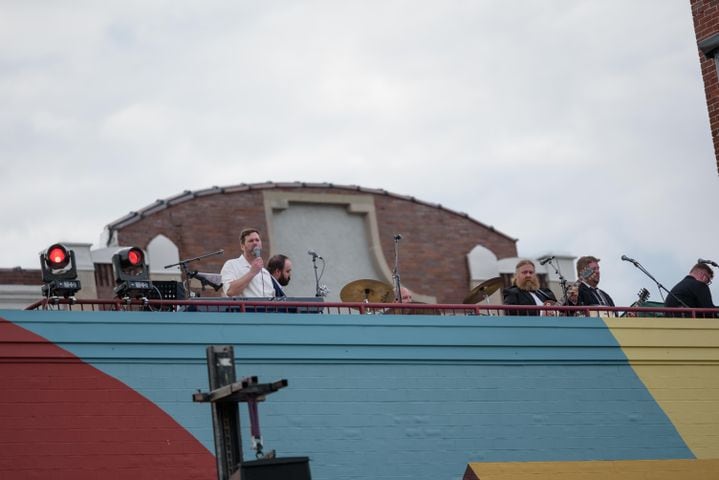 PHOTOS: Come Together – A Rooftop Beatles Tribute live in downtown Troy