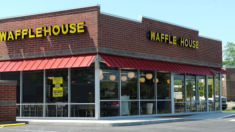 The Dayton area's newest Waffle House at 1963 Harner Drive in Xenia is planning to open on July 30. MARSHALL GORBY\STAFF
