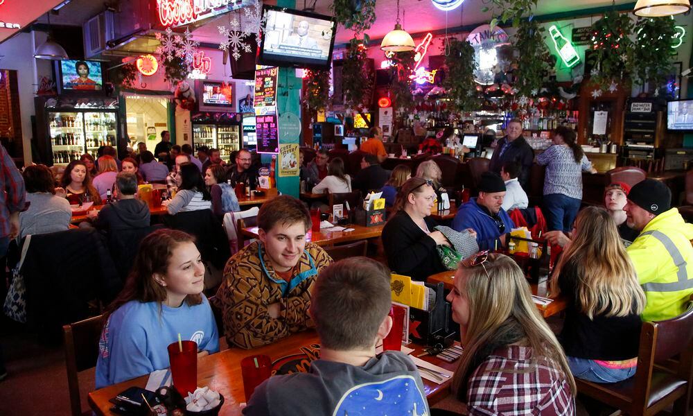 Tank's Bar & Grill draws a crowd on a Thursday in December, 2015. STAFF FILE PHOTO / TY GREENLEES