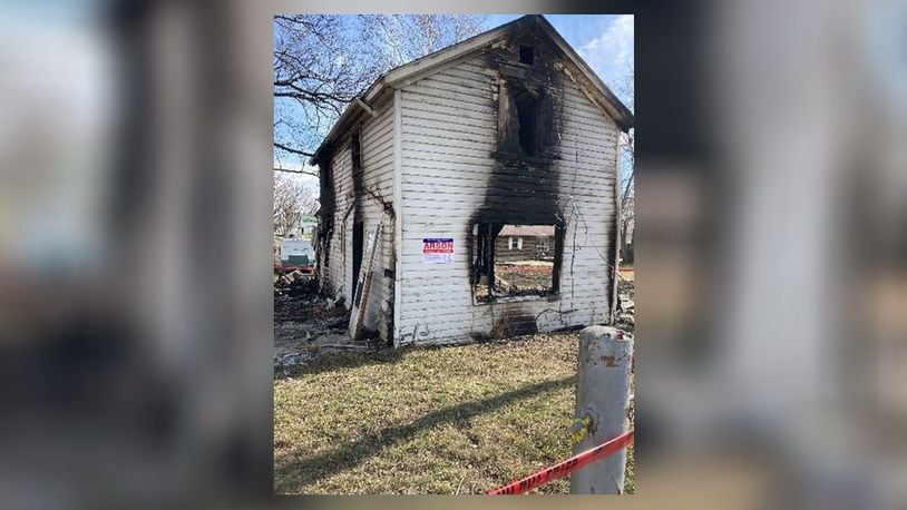 The Blue Ribbon Arson Committee is offering a $5,000 reward for a West north Street house fire on Jan. 28, 2023, that was ruled arson. Photo courtesy the Ohio State Fire Marshal.