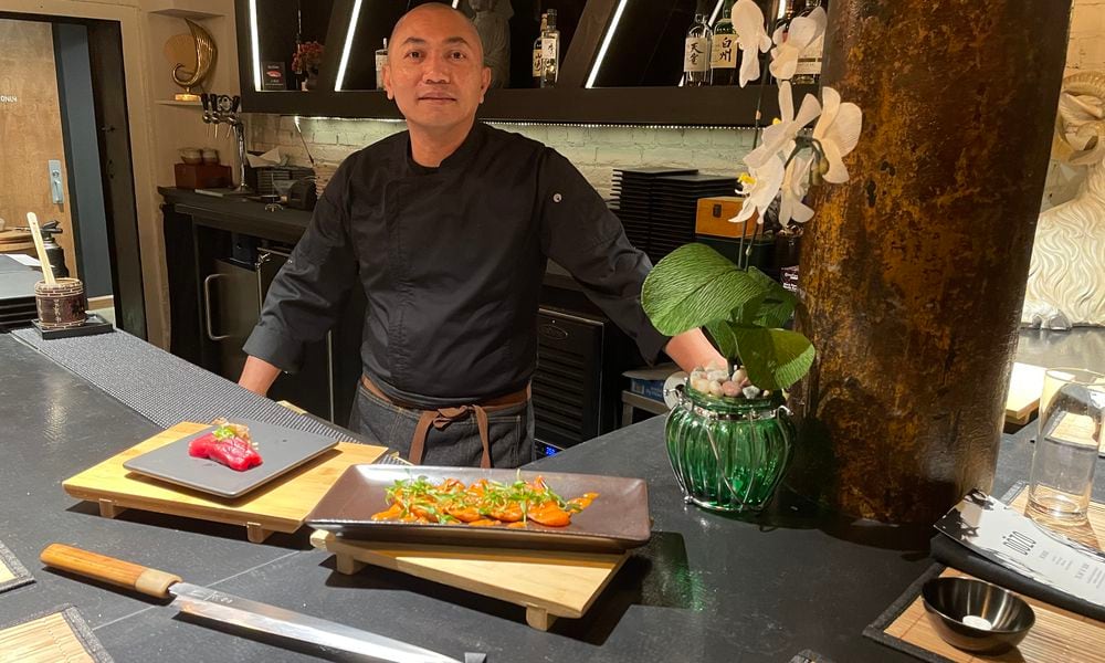 Head Sushi Chef Yudi Alviando is bringing decades of experience to Dōzo, an elevated sushi concept located in the back room of Tender Mercy in downtown Dayton. NATALIE JONES/STAFF