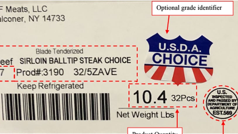 More than 93,000 pounds of raw meat were recalled because they could be contaminated with non-food-grade mineral seal oil | PROVIDED