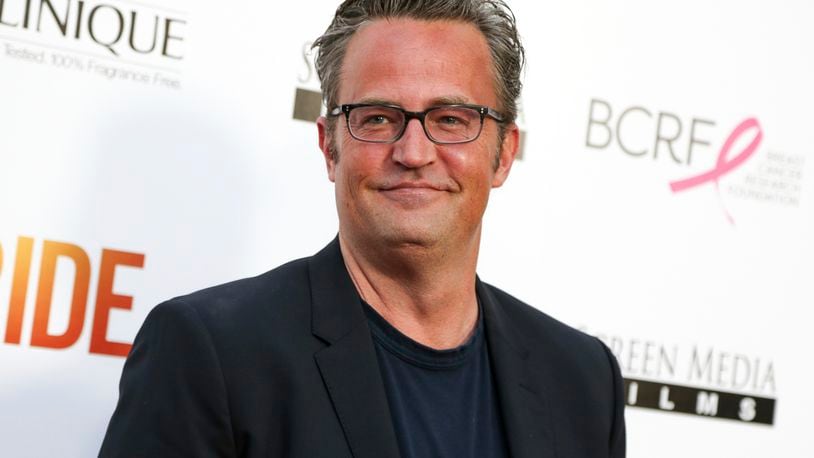 FILE -Matthew Perry appears at the premiere of "Ride" in Los Angeles on April 28, 2015. (Photo by Rich Fury/Invision/AP, File)