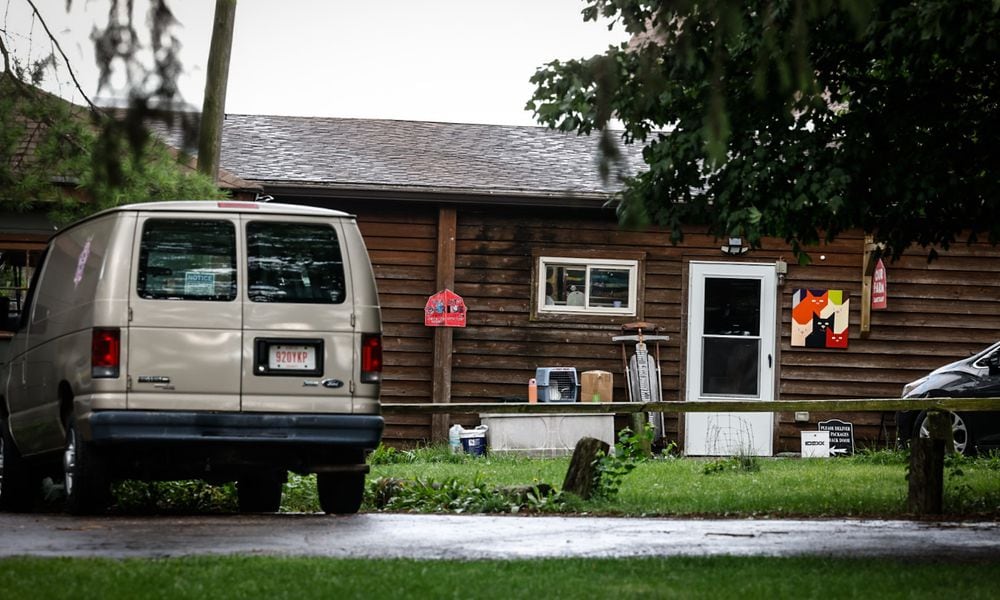 Miami County Animal Control officers seized 43 cats Monday, July 15, 2024, from Our Farm Sanctuary outside Tipp City due to unsanitary conditions and overcrowding. JIM NOELKER/STAFF