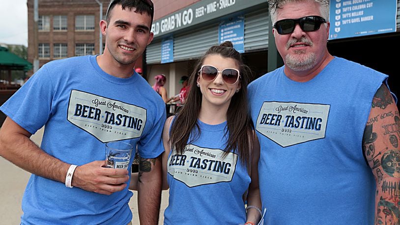 The Dayton Dragons’ 11th Annual Great American Beer Tasting, presented by Heidelberg Distributing, took place at Fifth Third Field on Saturday, Aug. 11. There were 100 beers available for sampling, the biggest number and widest variety of beers in Great American Beer Tasting history. And the backdrop of the ballpark a major bonus. E.L. HUBBARD/CONTRIBUTED PHOTOS