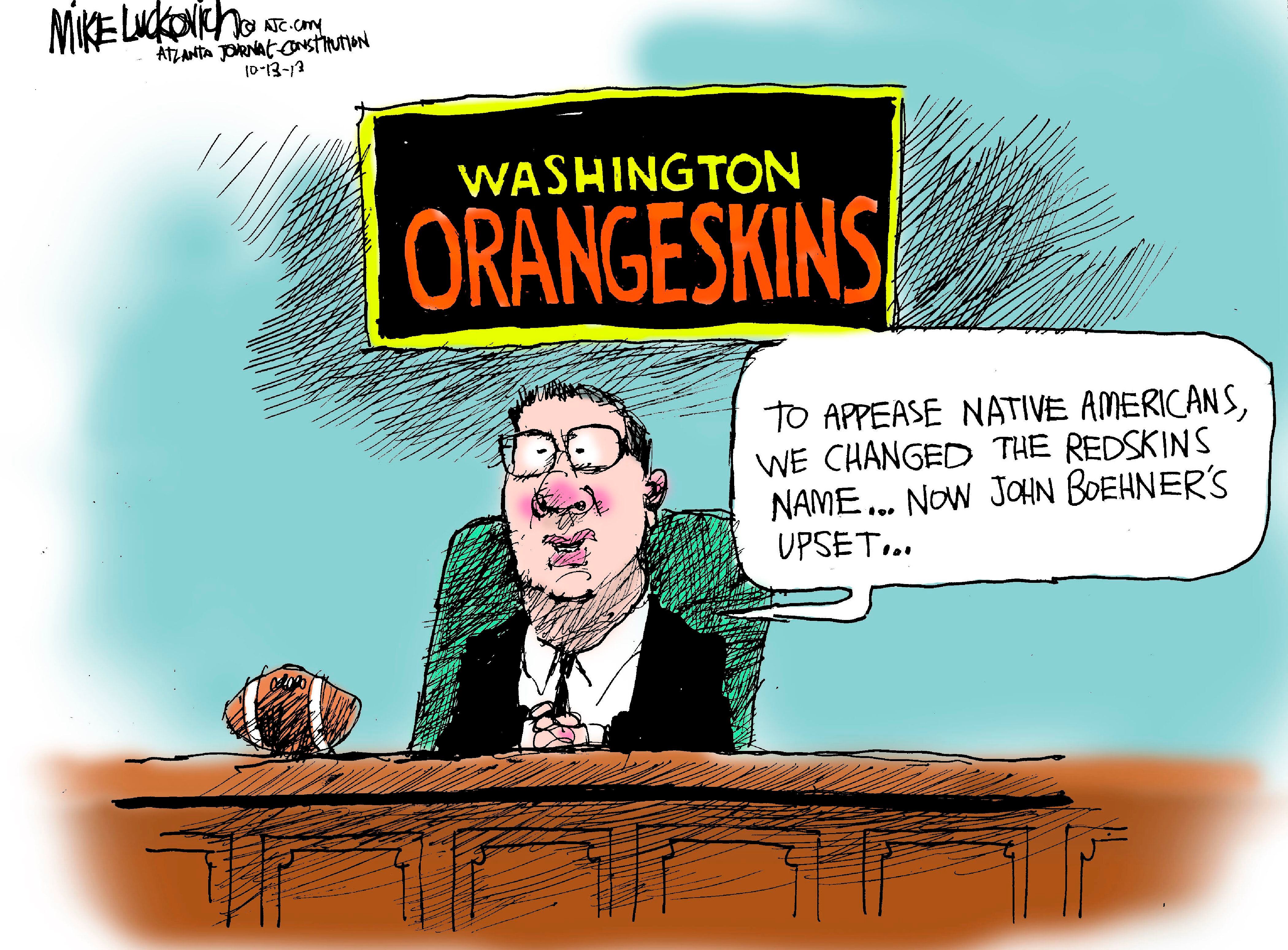 Today's cartoons: Redskins lose their trademark – Orange County Register