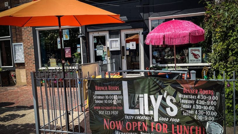 Lily's Dayton in the Oregon District is one of many restaurants included in Ohio’s sales tax holiday for the first time. JIM NOELKER /STAFF