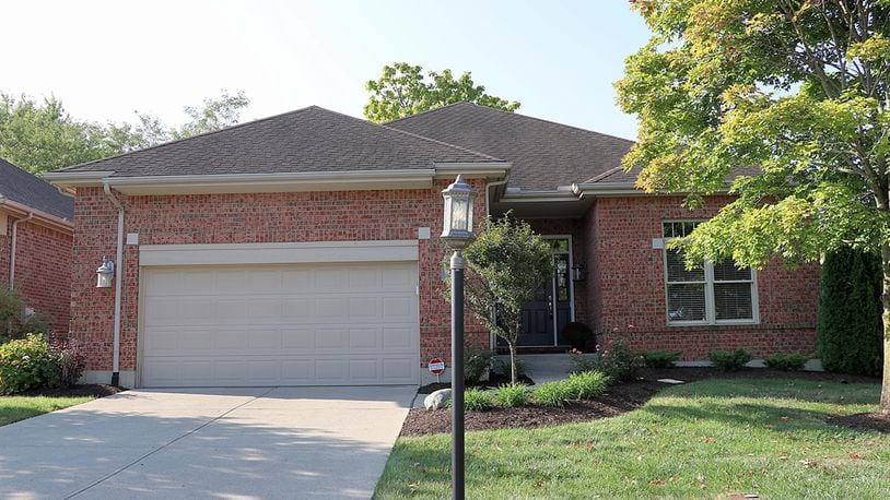 Listed for $575,000 by Coldwell Banker Heritage, the brick patio home at 892 Eagle Run Drive in Centerville has about 2,951 square feet of living space. The property is off the main roadway with additional nearby visitor’s parking. A canopy of trees and raised garden beds offer additional backyard privacy as the home has a covered concrete patio and a covered composite balcony deck. CONTRIBUTED