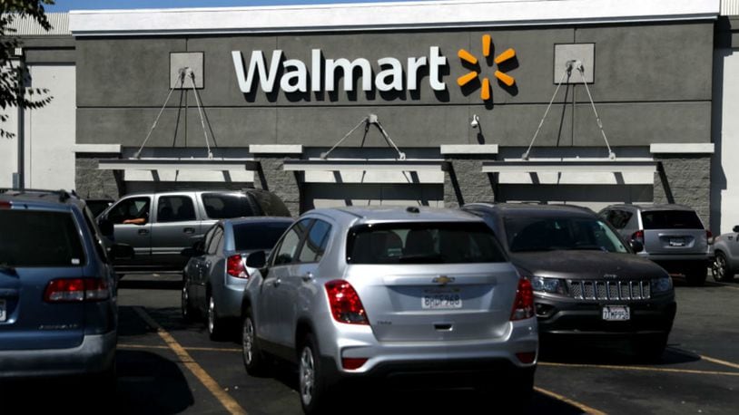 Car found impaled in Walmart Supercenter parking lot in Leicester 