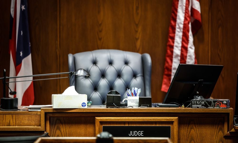 Montgomery County Common Pleas Courtroom. JIM NOELKER/STAFF FILE