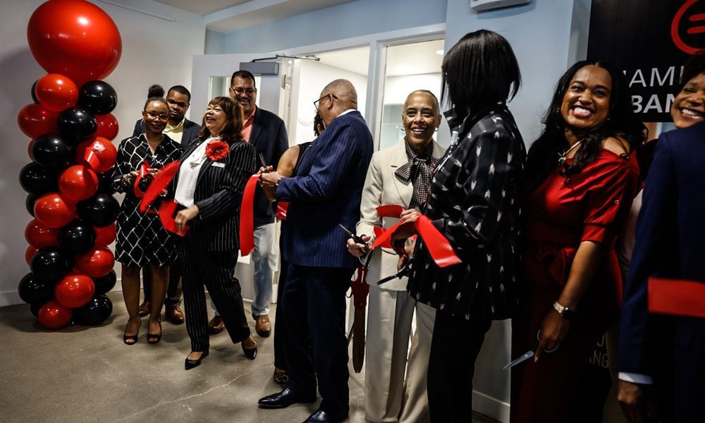 The Miami Valley Urban League cut the ribbon on their new offices at the Dayton Arcade Monday afternoon. The event was attended by community leaders, stakeholders and local government officials. JIM NOELKER/STAFF