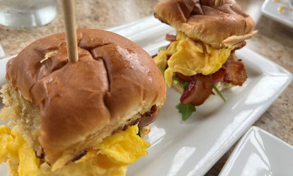 Breakfast Sliders from the Bistro & Wine Bar at elé Cake Co.’s Austin Landing location. NATALIE JONES/STAFF