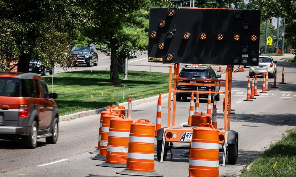 Road maintenance is among the items funded by an Oakwood city general services levy to be decided by voters in the March 19 election. JIM NOELKER/STAFF