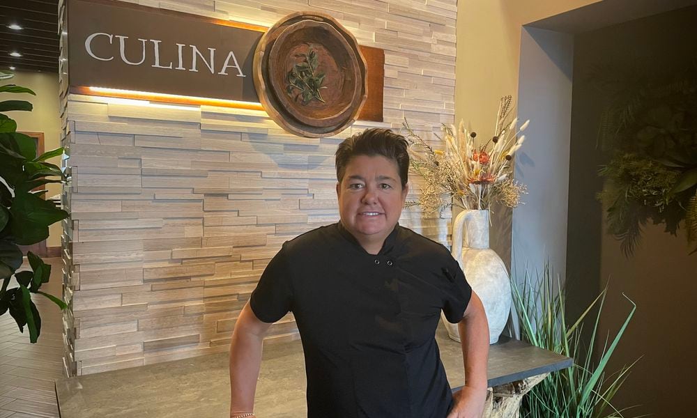 Roost Modern Italian in Dayton’s Oregon District has undergone a transformation. The restaurant has been rebranded as Culina. Pictured is Chef Dana Downs. NATALIE JONES/STAFF