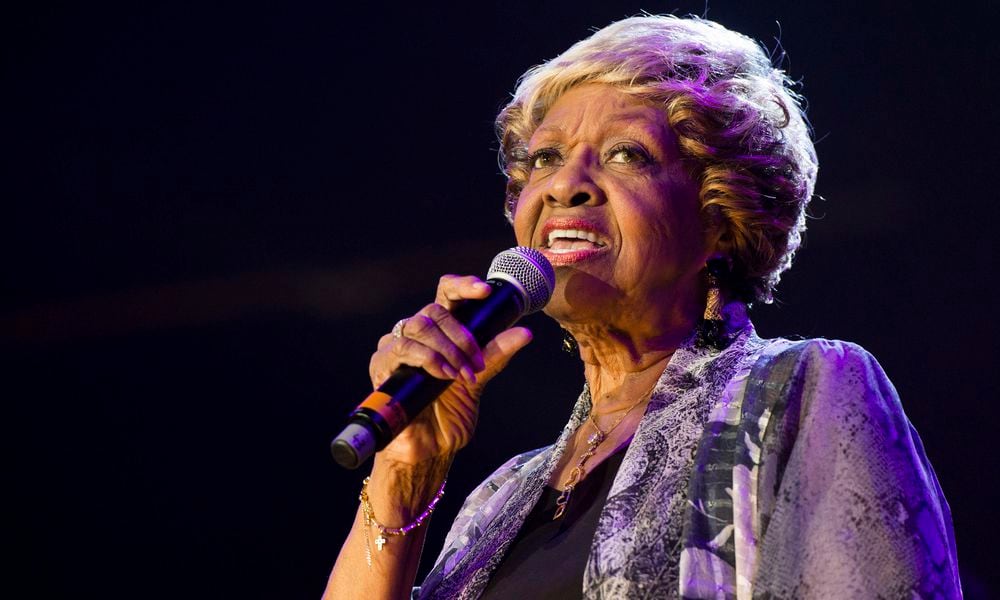 FILE - Cissy Houston performs during McDonald's Gospelfest 2013 on May 11, 2013 in Newark, N.J. Houston, the mother of Whitney Houston and a two-time Grammy winner who performed alongside superstar musicians like Elvis Presley and Aretha Franklin, died Monday, Oct. 7, 2024, in her New Jersey home. She was 91. (Photo by Charles Sykes/Invision/AP, File)