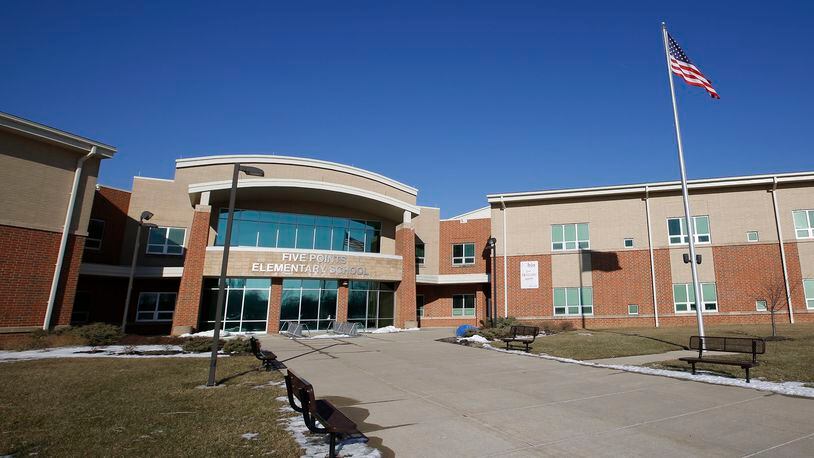 Five Points Elementary School in Springboro. Staff file photo by Ty Greenlees