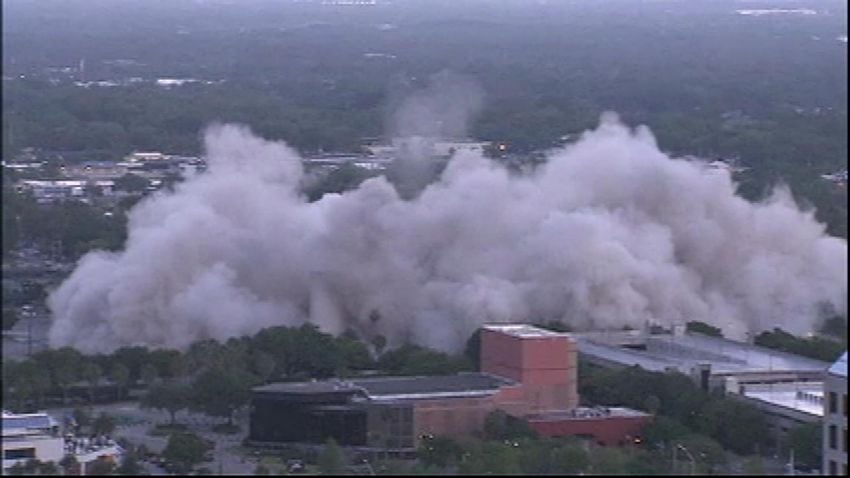 Orlando's Amway Arena imploded