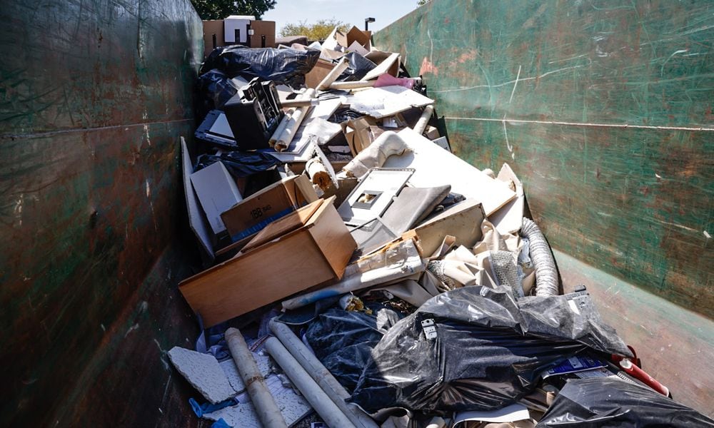 The YWCA is in the process of cleaning out it's administration offices in Huber Heights after vandals broke in to steal copper piping. JIM NOELKER/STAFF