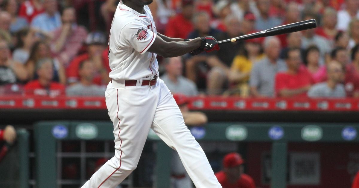 Reds prospect Aristides Aquino homers twice for Louisville on Saturday 