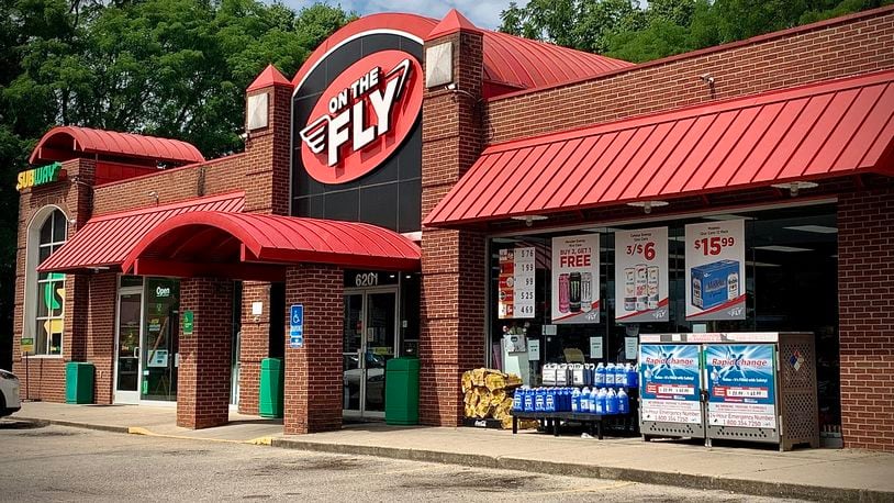 The BP station at Wilmington Pike and Clyo Road in Centerville. The city of Centerville passed a one-year moratorium on new gas stations and convenience stores in July 2024. MARSHALL GORBY \STAFF