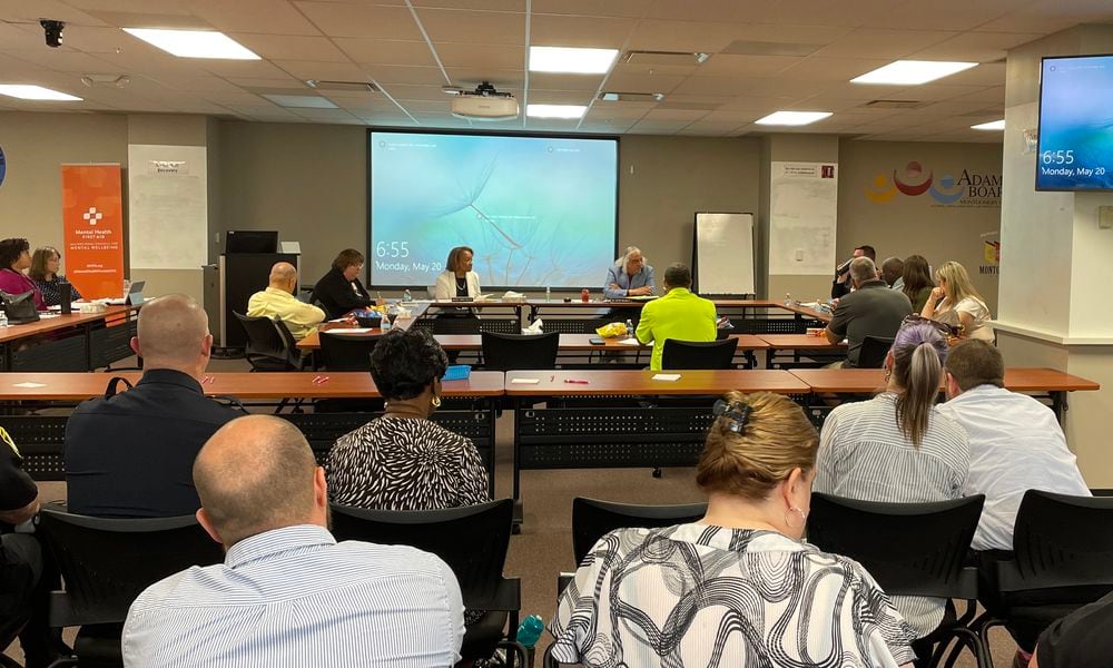The program and services committee for Montgomery County ADAMHS meets on Monday, May 20, to discuss replacement contracts for crisis services in the county following RI International notifying ADAMHS that it will no longer be the county's provider for crisis services. SAM WILDOW\STAFF
