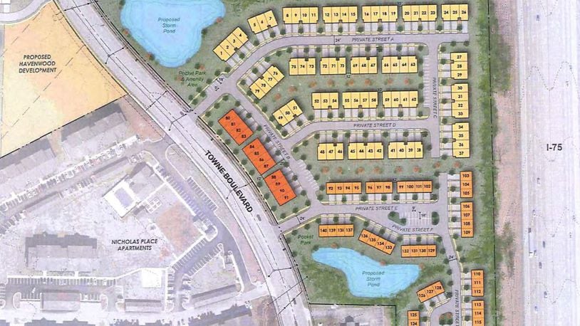 Maple Ridge, a 140 single family residential development, is proposed on Towne Boulevard in Middletown. MIDDLETOWN STAFF REPORT