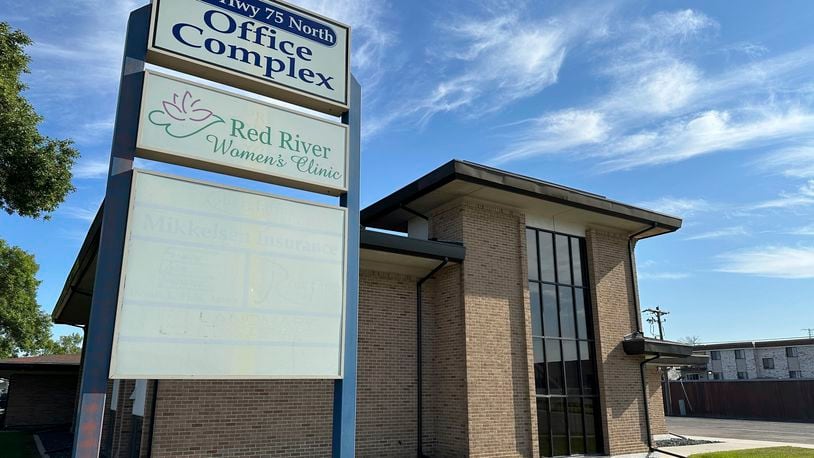 The Red River Women’s Clinic in Moorhead, Minn., is seen Aug. 12, 2024. (AP Photo/Jack Dura)