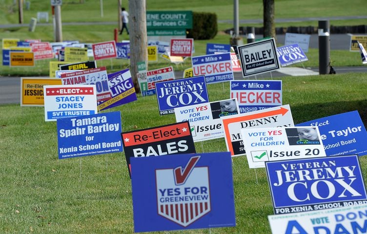 political "sign farm"