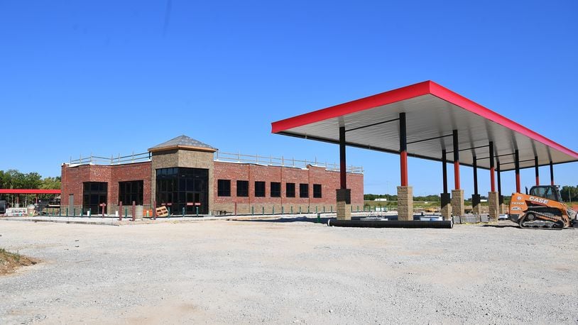 A Sheetz gas station and convenience store was under construction at Exit 78 off I-75, between Troy and Piqua in early September 2024. CONTRIBUTED PHOTO