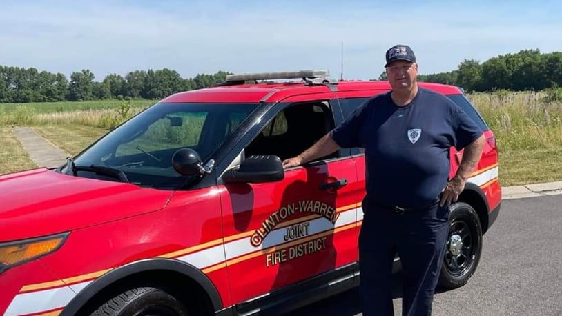 Clinton-Warren Joint Fire District Chief Robert Wysong died following a medical emergency on Dec. 24, 2023, according to the fire district. Photo courtesy Clinton-Warren Joint Fire District.