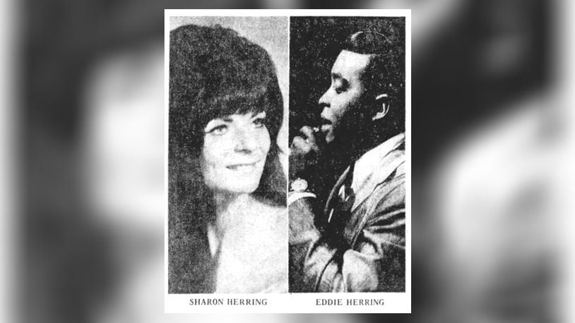Nightclub singer Eddie Herring, 35, and his wife, Sharon, 26, were killed by shotgun blasts on Feb. 3, 1973. DAYTON DAILY NEWS ARCHIVES