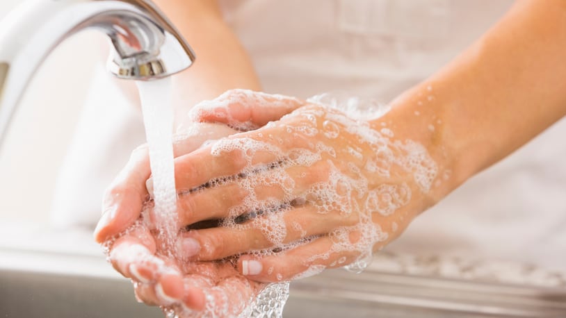 Hot water to wash deals hands