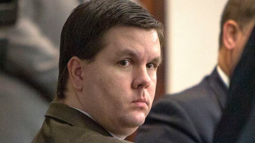 FILE - Justin Ross Harris listens during his trial at the Glynn County Courthouse, Oct. 3, 2016, in Brunswick, Ga. Georgia prison records show Harris was released from Macon State Prison on Father's Day, Sunday, June 16, 2024, 10 years after his toddler died in a hot car, a case that made global headlines after prosecutors accused him of murder. (Stephen B. Morton/Atlanta Journal-Constitution via AP, Pool, File)