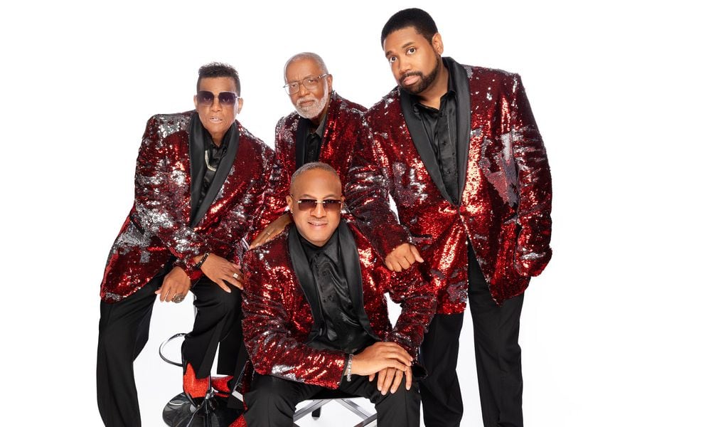 Motown Sounds of Touch, a local vocal group, will co-headline a show with local Elvis impersonator Ryan Roth inside the Concert Hall of the Roger Glass Center for the Arts on Oct. 12, 2024. CONTRIBUTED