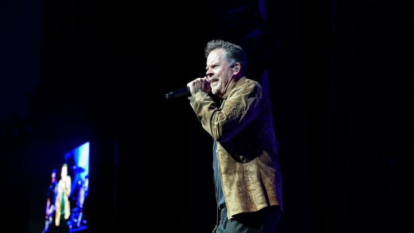 Multi-platinum country artist Gary Allan made a tour stop at the Rose Music Center at The Heights on Friday, May 10, 2024. Country singer Mae Estes opened the show with a solo acoustic set. TOM GILLIAM / CONTRIBUTING PHOTOGRAPHER