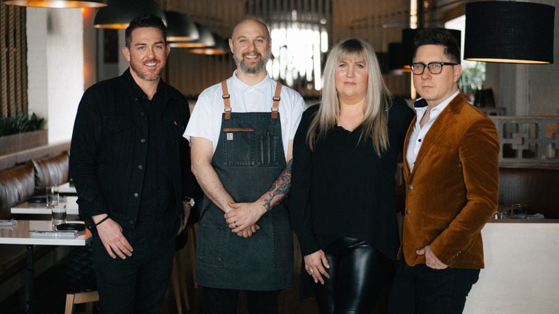 Pictured left to right is Chris Dimmick, Jorge Guzman, Ginger Roddick and David Kittredge of The Idea Collective (PHOTO COURTESY: Jon Morton Studios).